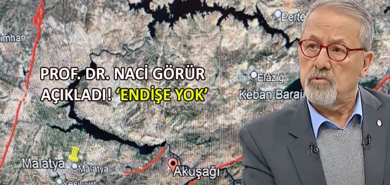 Prof. Dr. Naci Görür açıkladı! ‘Endişe yok’