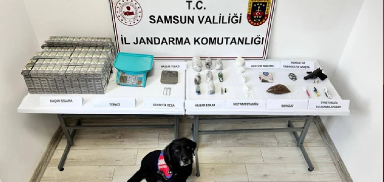 saklanan uyuşturucu "Tahra"nın hassas burnundan kaçmadı