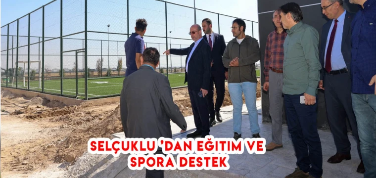 Selçuklu’dan eğitim ve spora destek