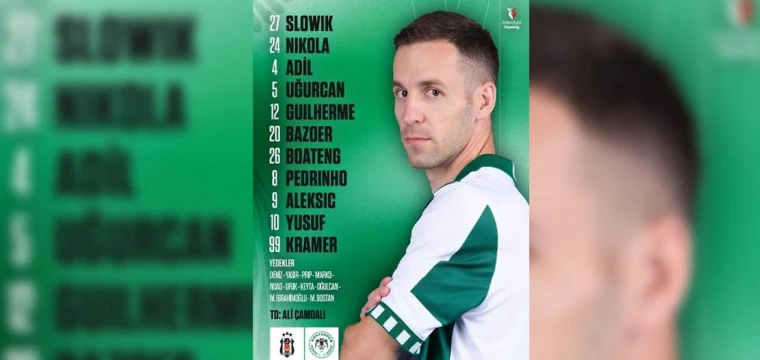 TÜMOSAN Konyaspor’un ilk 11 belli oldu