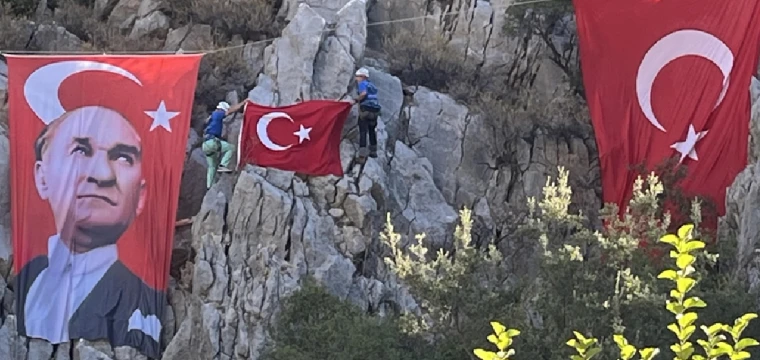 Turistik bölgede kutlama