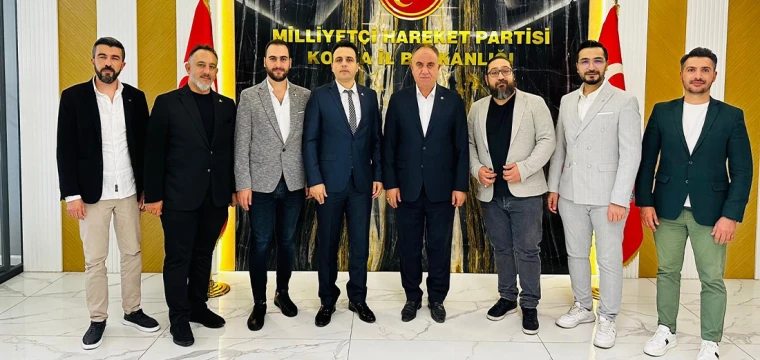 TÜRSİAD’dan MHP Konya İl Başkanlığı’na ziyaret