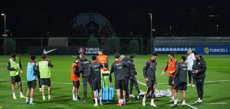 A Milli Futbol Takımı, Galler maçının hazırlıklarına başladı