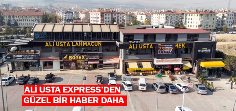 Ali Usta Express’den güzel bir haber daha