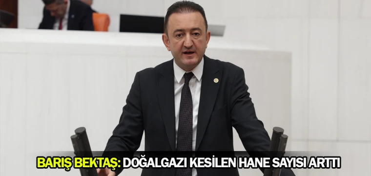 Barış Bektaş: Doğalgazı kesilen hane sayısı arttı