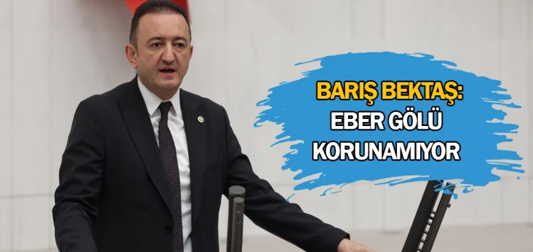 Barış Bektaş: Eber gölü korunamıyor