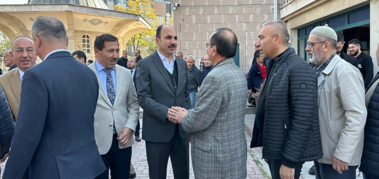 Başkan Altay, Buğday Pazarı Camii'nde esnafla buluştu