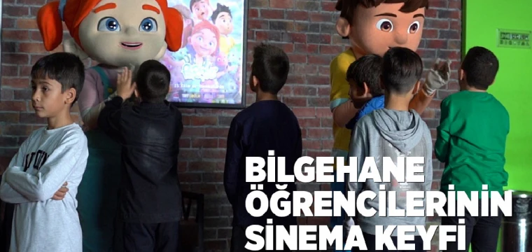 Bilgehane öğrencilerinin sinema keyfi