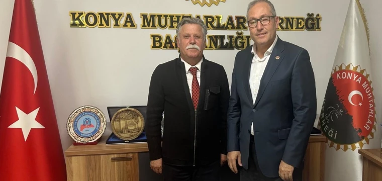 CHP’den, Konya Muhtarlar Derneğine ziyaret