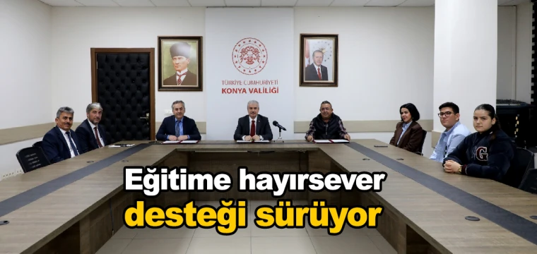 Eğitime Hayırsever Desteği Sürüyor