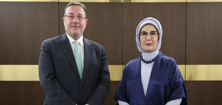 Emine Erdoğan, BM Kalkınma Programı İcra Direktörü Steiner ile görüştü