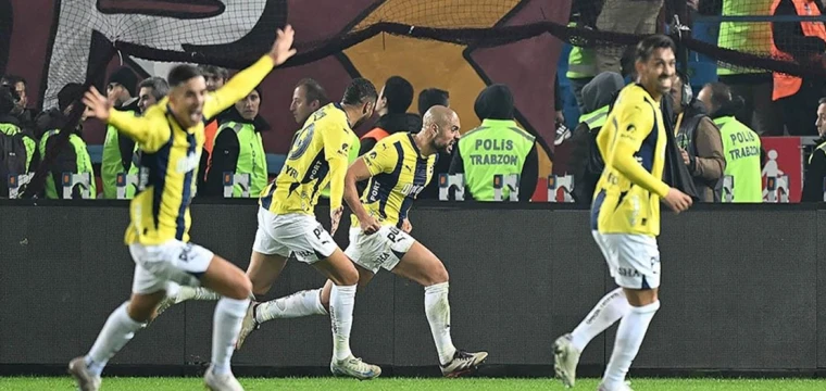 Fenerbahçe, Trabzon'da uzatmalarda golü buldu