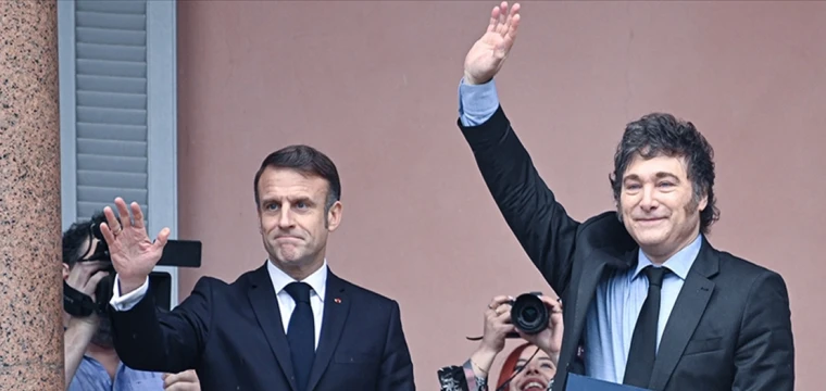 Macron, Milei ile görüştü