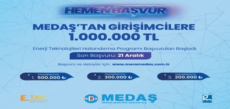 MEDAŞ’tan girişimcilere 1 milyon TL destek