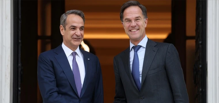 Miçotakis ve NATO Genel Sekreteri Rutte, Atina'da buluştu