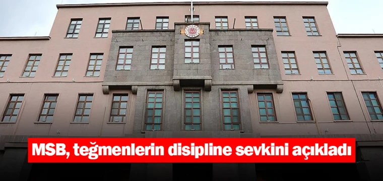 MSB, teğmenlerin disipline sevkini açıkladı