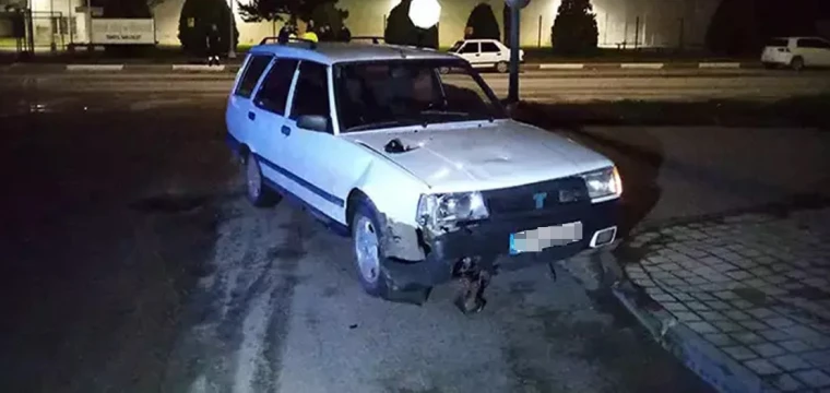 Otomobil ve motosiklet çarpıştı: 1 yaralı