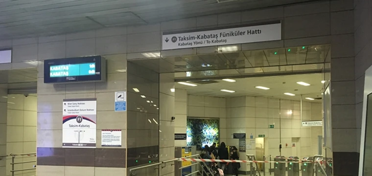 Taksim-Kabataş füniküleri yeniden çalışıyor