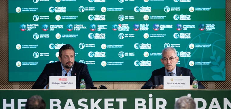 TBF ile Orman Genel Müdürlüğü, "Her Basket Bir Fidan" projesine imza attı