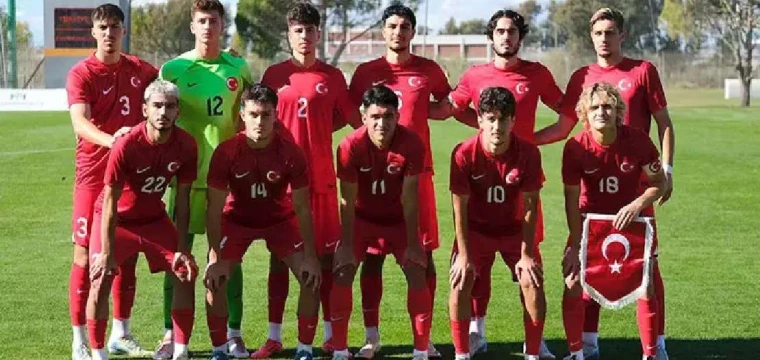 U19 Milli Futbol Takımı, İsviçre'ye 3-1 mağlup oldu