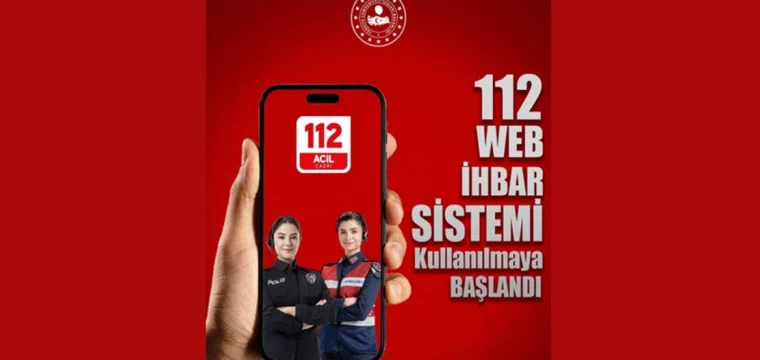 112 web ile internetten ihbar mümkün