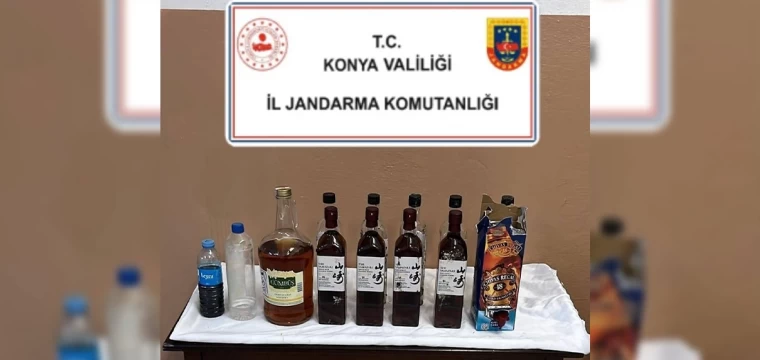 17 litre kaçak alkol ele geçirildi