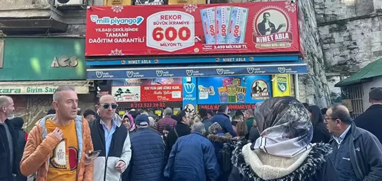 600 milyonluk ikramiye için yoğunluk