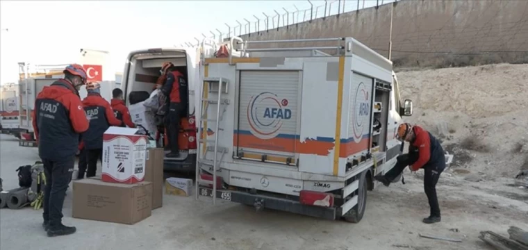 AFAD, Sednaya Hapishanesi'nde arama kurtarma çalışmalarına başladı