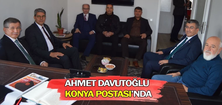 Ahmet Davutoğlu Konya Postası’nda