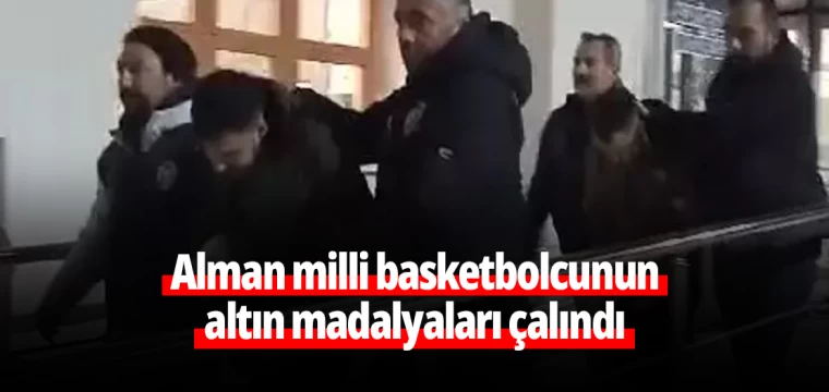 Alman milli basketbolcunun altın madalyaları çalındı