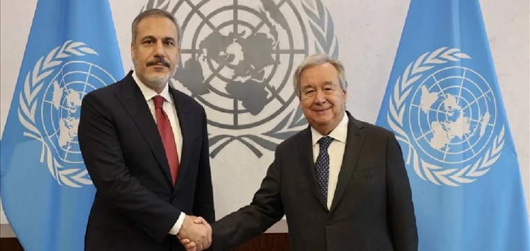 Dışişleri Bakanı Fidan, BM Genel Sekreteri Guterres ile telefonda görüştü