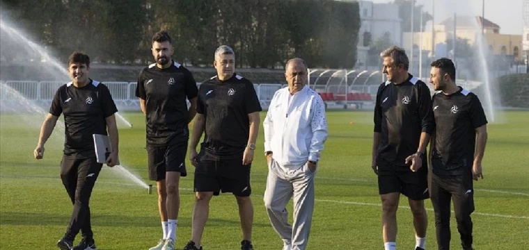 Fatih Terim, Al-Shabab'da ilk antrenmanına çıktı