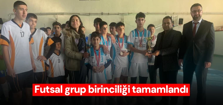 Futsal grup birinciliği tamamlandı