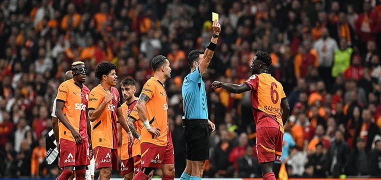 Galatasaray'ın ilk yarıdaki kart raporu