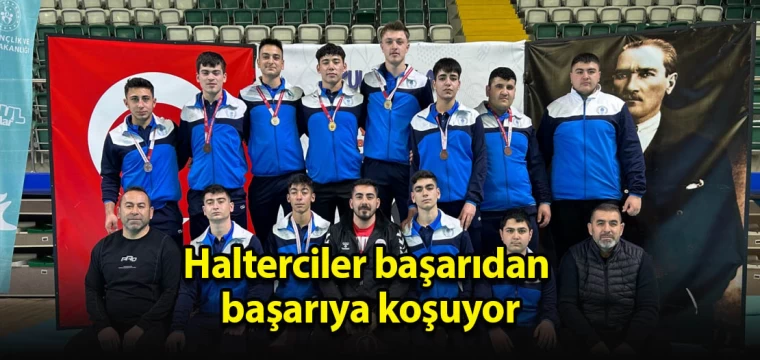 Halterciler başarıdan başarıya koşuyor