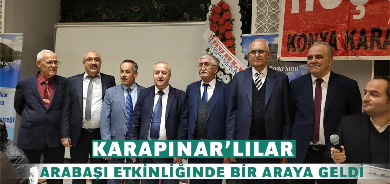 Karapınar’lılar Arabaşı Etkinliğinde Bir Araya Geldi