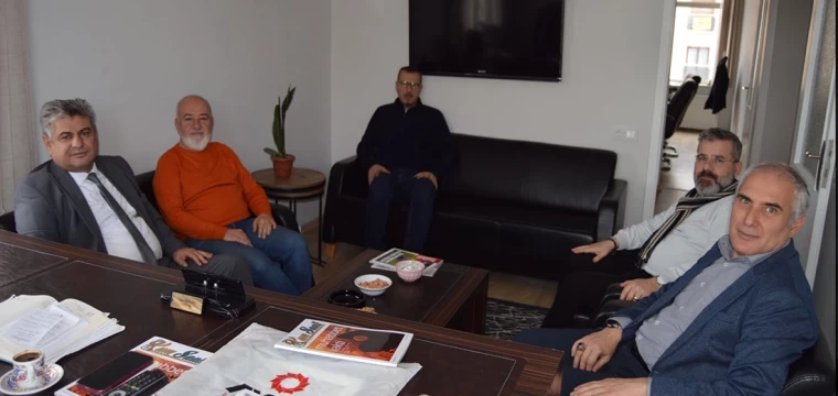 Konya Postası’na ziyaretler sürüyor