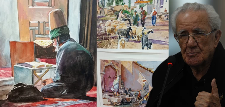 RESSAM NESİP KOÇER KONYA’YI RESMETTİ