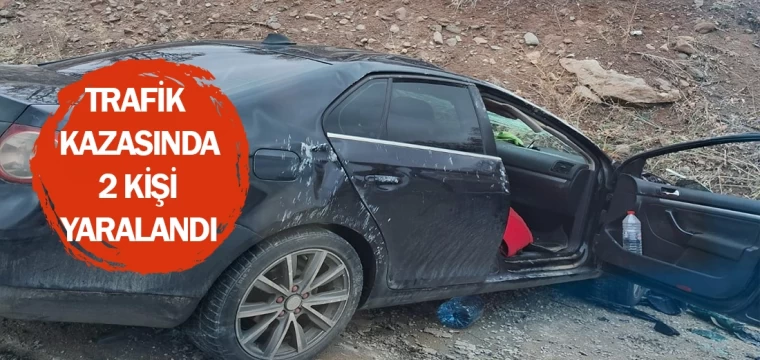 Trafik kazasında 2 kişi yaralandı