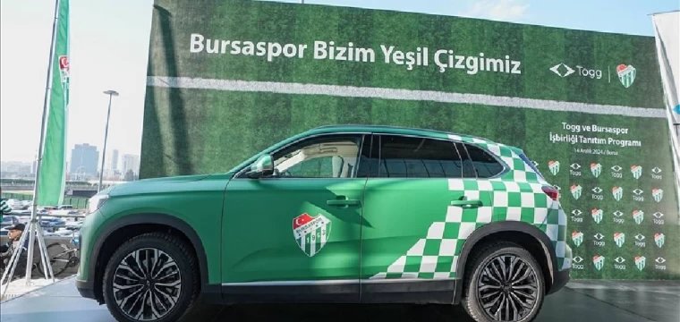 Türkiye'nin otomobili TOGG, Bursaspor'a sponsor oldu