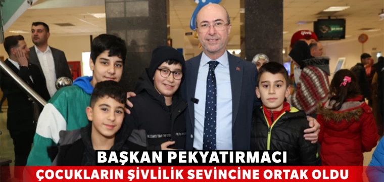 Başkan Pekyatırmacı Çocukların Şivlilik Sevincine Ortak Oldu