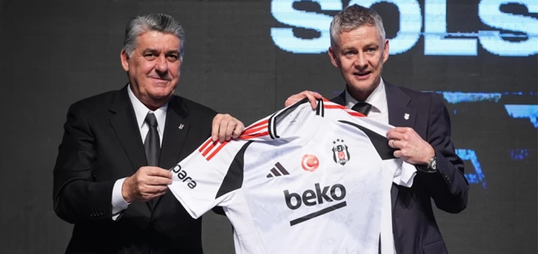 Beşiktaş, Solskjaer için imza töreni düzenledi