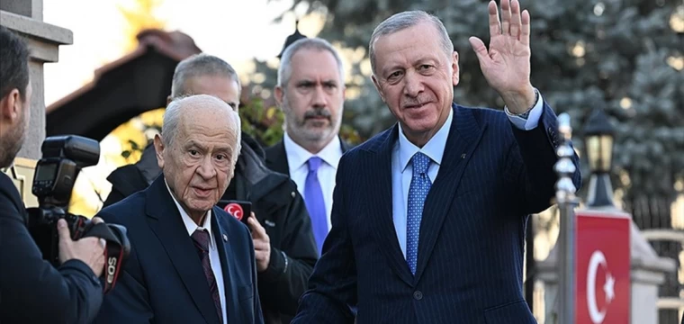 Cumhurbaşkanı Erdoğan, MHP Genel Başkanı Bahçeli ile görüştü