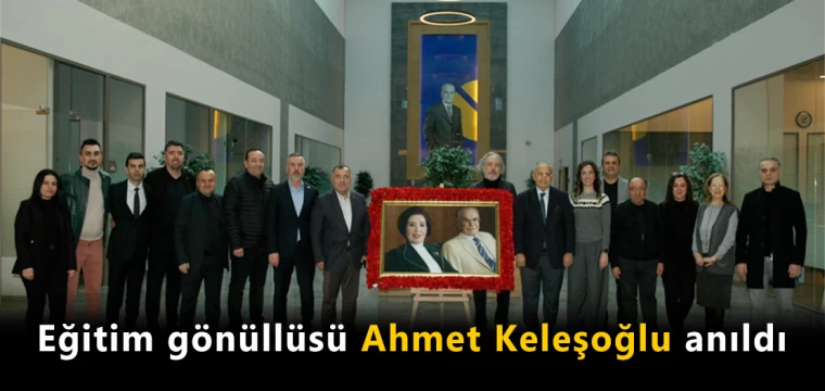 Eğitim gönüllüsü Ahmet Keleşoğlu anıldı