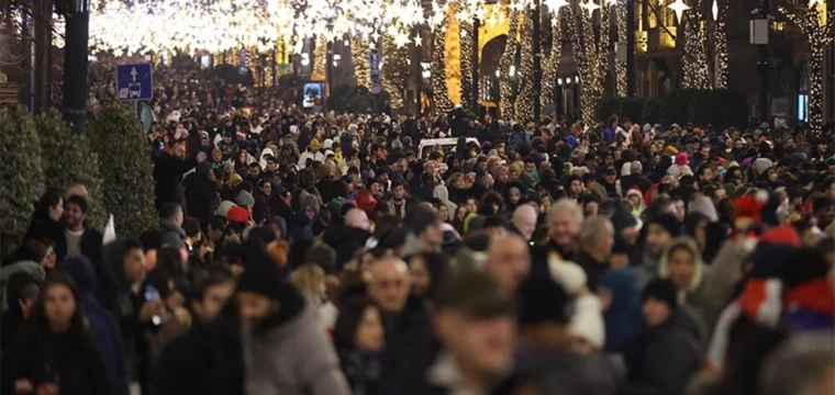 Gürcistan'daki AB yanlısı gösteriler yılbaşında da sürdü