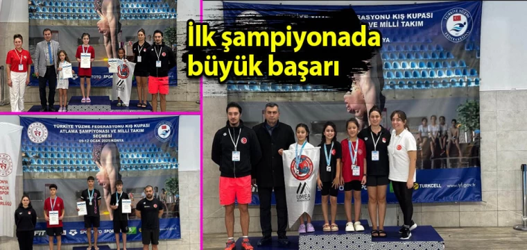 İlk şampiyonada büyük başarı