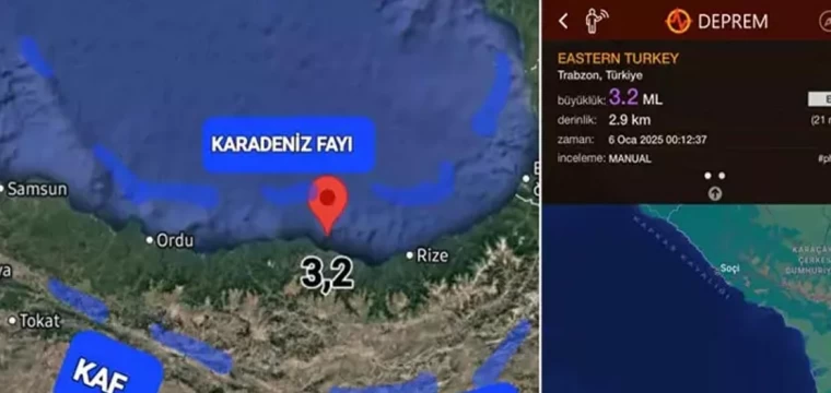 Karadeniz sahili için deprem uyarısı