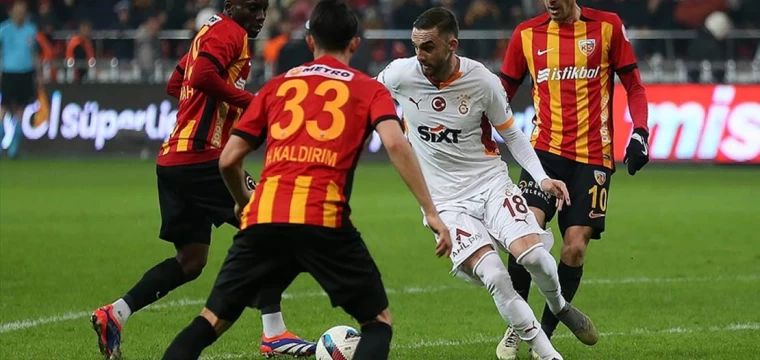 Kayserispor-Galatasaray maçında 10 taraftar gözaltında