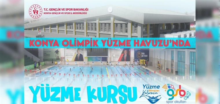 Kış dönemi 3.etap yüzme kurs başvuruları başladı