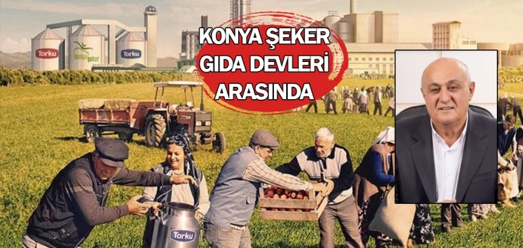 Konya Şeker gıda devleri arasında